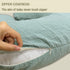 Nursing Pillow Cover,Muslin Cotton,Removable Cover For Breastfeeding pillows,2-Pack Pillow Covers,Ultra-soft Baby Nursing Pillow, Fits Newborn Fee...