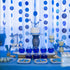 Cheerland Royal Blue Circle Garland Glitter Hanging Polka Dots Streamer Banner Backdrop Kids Birthday Party Decoration Wedding Graduation Ramadan ...