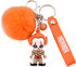 CEMMY XU Women Men Halloween Keychain Horror Movie Keychains Small Bell for Party Favor...