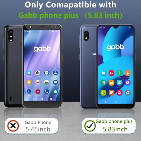 BESINPO Compatible with Gabb Phone Plus Case with Screen Protector, Samsung A10E Military Grade Shockproof Rugged with Ring Kickstand Heavy Duty A...