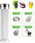 Beer Dry Hopper Filter,300 Micron Mesh Stainless Steel Hop StrainerCartridge,Homebrew Hops Beer & Tea Kettle Brew Filter by Fashionclubs(18cm x 7c...