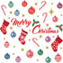 Christmas Decorations Clearance for Home, Indoor, Wall Stickers " Merry Christmas Decor" Wall Murals Decals Living Room Children Nursery Restauran...