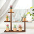Set of 6 Wood Air Plant Holder- Rustic Style Air Plant Pots Indoor Decorative Air Plants Display Containers Table Centerpiece for Home Office Tabl...