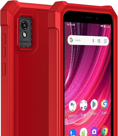 for BLU Studio Mini case, with Tempered Glass Screen Protector Full-Body Soft TPU Bumper Shockproof Silicone Protective Phone Cover Case for BLU S...