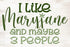 I Like Mary Jane & Maybe 3 People Stencil by StudioR12 | Marijuana Leaf Getting High | Craft & Paint DIY Cannabis Weed Smoker Decor | Select Size ...