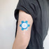 Adhesive Patches for Libre 2, 40 Pack Waterproof Clear Patches and 1 plastsic Shield,Hold Your Sensor Tight up to 10days (Blue)...