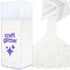Hemway Premium Craft Glitter Shaker - White Iridescent | 130g Chunky Metallic Flake Sequins for Resin & Epoxy Crafts | Craft Supplies for Tumblers...