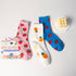 Fruit Socks Strawberry Socks Tomato Novelty Fashion Socks Pineapple Crew Socks for Women Men Ladies Socks Gift 6 Pairs...