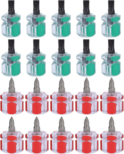 20Pcs Sewing Machine Screwdriver Mini Short Screwdriver Flat Head and Cross Head Screwdriver DIY Sewing Tool for Sewing Machine Repair Accessories...
