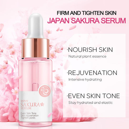 Skin Care Set,Cherry Blossom Skin Care Sets & Kits, Skin Care Kit For Women & Girls,Skincare Gift Set With Serum,Face Cream,Sleep Mask,Eye Mask,Mu...