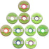 10 Pcs Dental Orthodontic Elastic Chain Power Chains for Brace,15ft/Roll (Long, Multi-colors)...