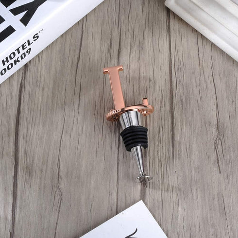 Miicol Wine Bottle Stopper, Prosecco Stopper, Rose Gold Wine Stopper, Personalised Champagne Stopper, Initial Wine Stopper, Funny Prosecco Gift, W...