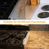 Stove Gap Covers Kitchen Counter Gap Covers with Heat Resistant Wide & Long Gap Filler Used for Protect Gap Filler Sealing Spills in Kitchen Counter, Stovetops, 2 Pack, Semi-clear, 21 Inch