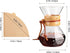 Puricon Pour Over Coffee Maker with Paper Filter 40 Sheets, Holds 1 to 2 Cups, 15oz Coffee Dripper Set Borosilicate Glass Coffee Carafe Brewer, Co...