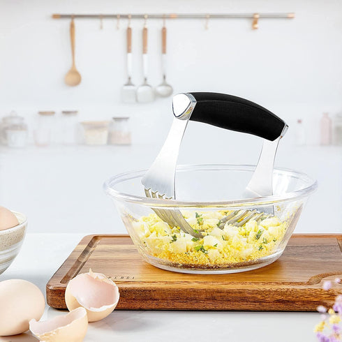 Gifbera Pastry Cutter, Large Pastry Blender with Comfortable Handle & Heavy Duty Stainless Steel Blades, Black...