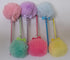 Puff Pom Poms Party Pens -6 Pack - Party Favor, Stocking or Gift Basket Stuffer...