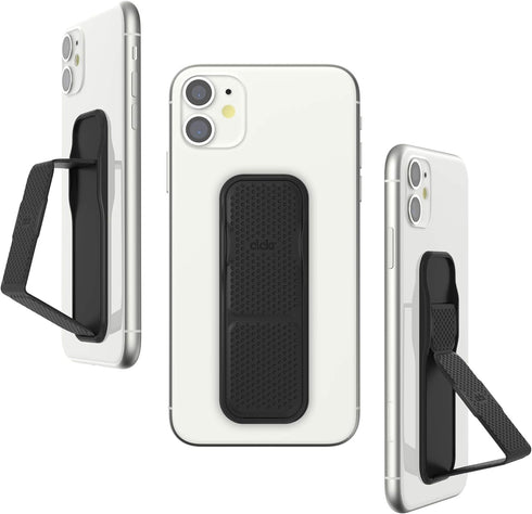 CLCKR Cell Phone Grip and Expanding Stand, Universal Phone Grip Holder with Multiple Viewing Angles for iPhone 14/13/12, Samsung Galaxy S22 and Mo...