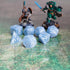 FanRoll by Metallic Dice Games 16mm Sharp Edge Silicone Rubber Poly DND Dice Set: Glacial Debris, Role Playing Game Dice for Dungeons and Dragons...