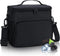 Gloppie Lunch Box for Men Women Insulated Lunch Bag Reusable Lunch Cooler Bag, Black...