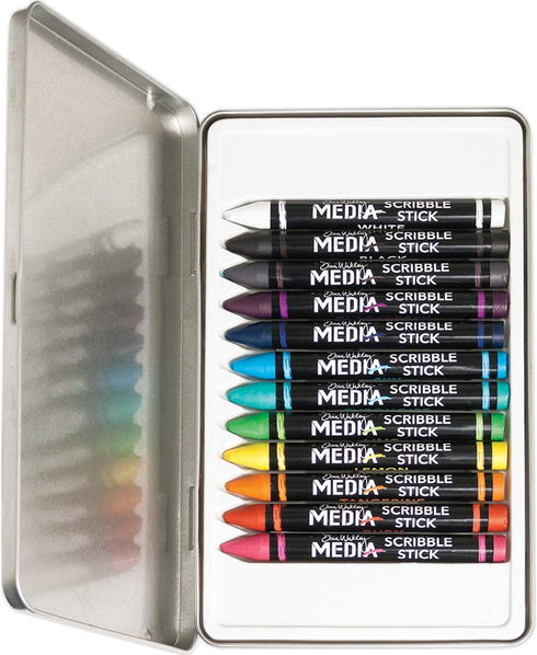 Ranger MDA54733 Dina Wakley Media Scribble Sticks 12/Pkg...