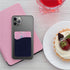 USA Merchant Redesigned Card Holder - Silicone Stick on Cell Phone Wallet with Pocket for Credit Card ID Business Card - iPhone Android & Smartpho...