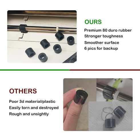 Rubber Roller Replacement, Retaining Rings for Cricut Repair Accessories, Complete Repair Kits with All Tools Compatible with Cricut Maker/Maker 3...