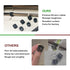 Rubber Roller Replacement, Retaining Rings for Cricut Repair Accessories, Complete Repair Kits with All Tools Compatible with Cricut Maker/Maker 3...