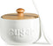 LYEOBOH Sugar Bowl with Lid and Spoon,17 OZ Sugar Jar, Ceramic Jar with Lid, Sugar Container for Coffee Bar, Sugar Bowls for Countertop, Azucarera...