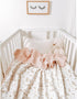 Konssy Muslin Baby Blankets for Girls, 100% Cotton Crib Blanket for Baby Infant Toddler, Super Soft and Lightweight Nursery Blankets 40"x36" (Pink...