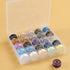 YEQIN Bobbin Box, Bobbin Organizer Plastic Case, Transparent 25 Slots Empty Bobbins Spools Box, Sewing Craft Plastic Case Storage Box for Sewing M...