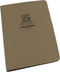Rite in the Rain All-Weather 1/2" Ring Binder, 5 5/8" x 7 7/8", Tan Binder (No. 9200T)...