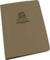 Rite in the Rain All-Weather 1/2" Ring Binder, 5 5/8" x 7 7/8", Tan Binder (No. 9200T)...