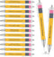 27 Pcs Back to School Gifts for Teacher Inspirational Teacher Pens Yellow Thank You Pens Funny Retractable Ballpoint Pens for First Day of School ...