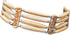 American Indian Style Bone Choker Necklace, 4 Row Off-White Traditional Hairpipe Beads, Unisex Adjustable...