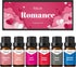 Fragrance Oils, ESSLUX Romance Scented Essential Oils for Diffuser for Home, Premium Soap Candle Making Scents, Romantic Aromatherapy Oils Gift Se...