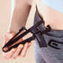 Body Fat Caliper, Body Fat Tester Caliper, Body Fat Caliper Made of Black Plastic Unisex Skinfold Caliper Body Fat Meter(#1)...
