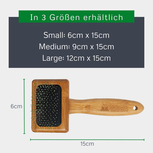 Bamboo Groom Soft Slicker Brush Small (BG SSLICK SM)...