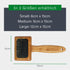Bamboo Groom Soft Slicker Brush Small (BG SSLICK SM)...