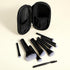 10 Pcs Travel Makeup Brush Set Mini Makeup Brushes Travel Size With Pack Portable Small Eyeshadow Eye Lipstick Foundation Brush Shadow Contour Blu...