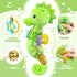 Baby Toys 0 to 12 Months, Musical Stuffed Animal Activity Soft Toys with Multi-Sensory Crinkle, Rattle and Textures, Infant Tummy Time Toys for Ne...