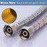 36 Inch Length Faucet Hose 1/2” to 1/2”, Braided Stainless Steel cUPC Supply Lines 1/2 Inch FIP x 1/2 Inch FIP Sink Hose Attachment for Faucet 1 P...