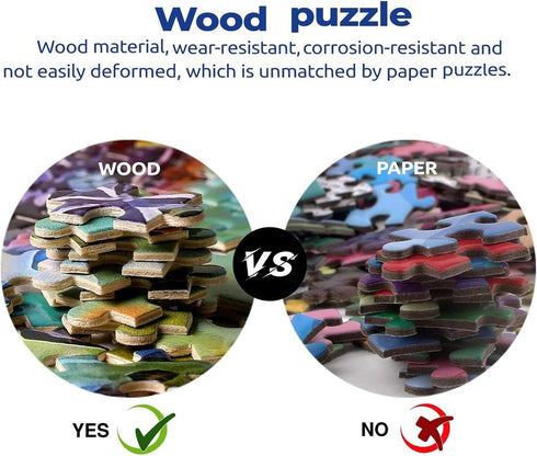 500 Piece Puzzles for Adults, Jigsaw Puzzles 500 Pieces for Adults,Wooden Puzzle for Adults,Halloween Puzzles, Christmas Puzzles, Easter Puzzles, ...