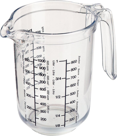Westmark Germany 'Gerda' Measuring Cup Clear Multi Measurement Tool for Baking, Cooking, Sugar, Flour (Clear)...