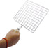 Stainless Steel Square Wire Roaster Rack, Papad Jali, Roti Jari with Wooden Handle/Easter Day Gift 13 Inch...