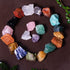 1 lb Bulk Assorted Stones Large 1" Natural Raw Stones Crystal for Tumbling, Cabbing, Fountain Rocks, Decoration,Polishing, Wire Wrapping, Wicca Re...