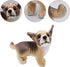 Lifelike Chihuahua Stuffed Animal Animated Plush Puppy Toy Doll Super Realistic Dogs Act Like Real Excellent Gifts for Kids Birthday Party Dog Col...