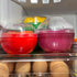 5PCS Fruit and Vegetable Shaped Savers Storage Onion Tomato Lemon Green Pepper and Garlic Containers for Fridge Vegetable Crisper Makes Food Stays...