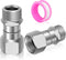Boltigen 2Pcs M22-14mm Pressure Washer Swivel Fitting, Anti Twist M22 Male to Female Connector Joint, 360 Degree Kink Free Swivel Fitting for Pres...
