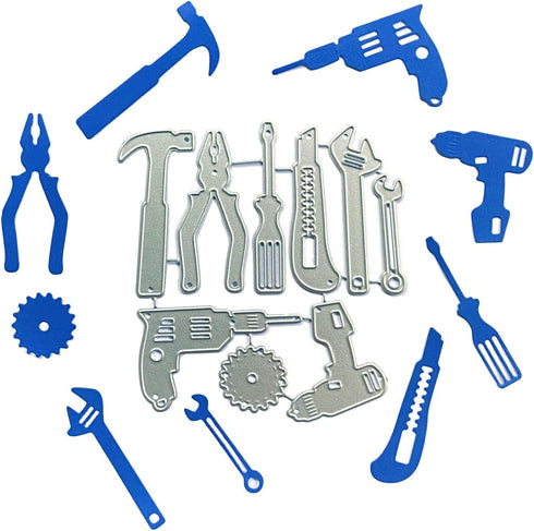 Repair Tools Cutting Dies for Making Men's Cards Metal Dies Handmade DIY Paper Cards Album Decoration Stencils Template Embossing for Card Scrapbo...