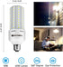 Led Light Bulb 400W Equivalent 6250 Lumen 5000K E26/E27 Medium Base 50W led Bulb for Outdoor Indoor Lamp Area Garage Warehouse Workshop Street Bac...